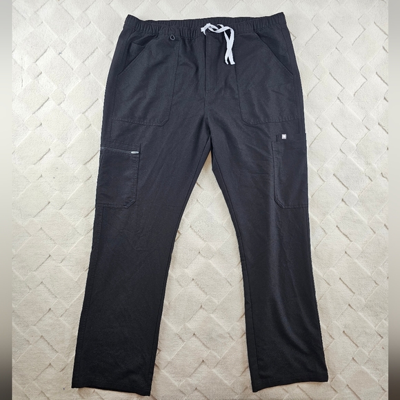 Figs Other - Figs Cairo Cargo Scrub Pants Mens 2XL Black Medical Nurse Wear